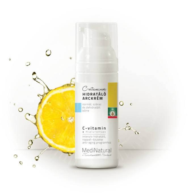 MediNatural C-vitaminos Hidratáló Arckrém anti-aging minden bőrtípusra
